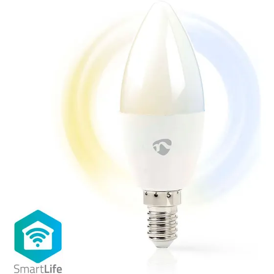 Nedis SmartLife LED filament pære E14 5W (40W) 2700–6500K