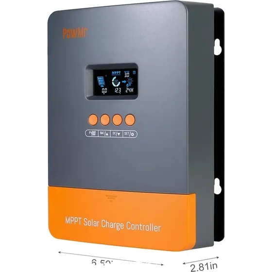 PowMr MPPT 60A Solar Charge Controller til 12V-48V batterier