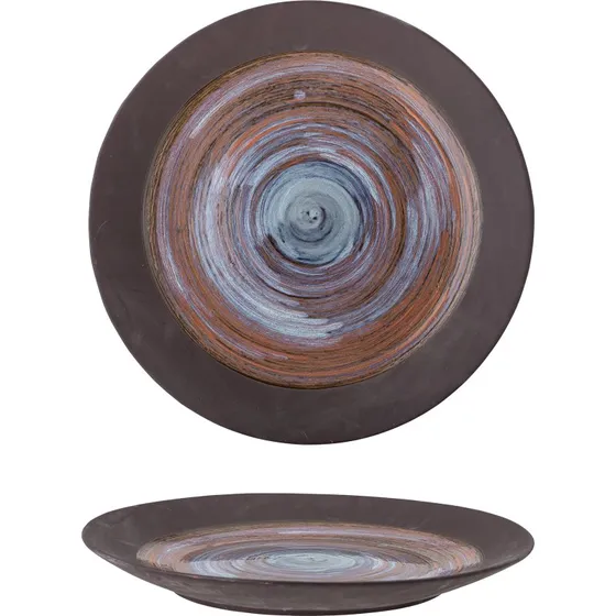 Maes Dekorationsbakke i Stentøj - Blå/Brun