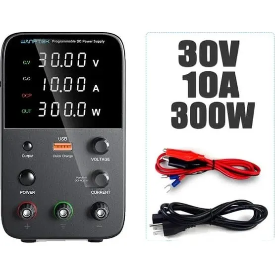 WPS3010H Programmerbar DC-strømforsyning, 30V 10A