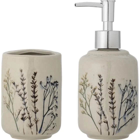 Bloomingville Bea Sæbedispenser Sæt i Stentøj (2 stk)