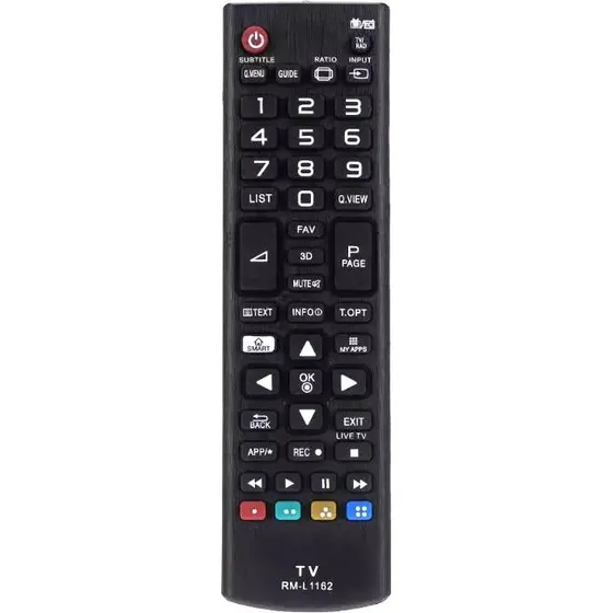 LG RM-L1162 Erstatningsfjernbetjening - Sort