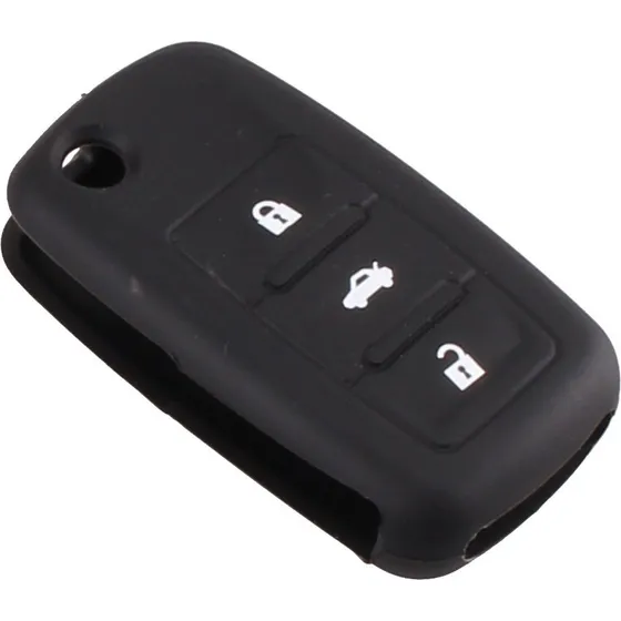 Volkswagen & Skoda Silikone Cover - 3-knapper - Sort