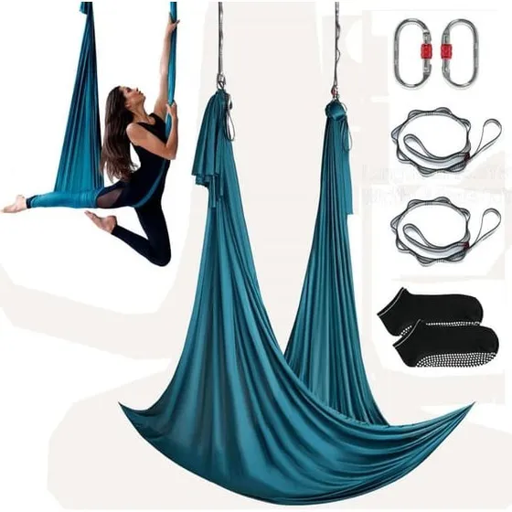 Aerial Yoga Hængekøje & Gynge Starter Kit - 5,5 Yards