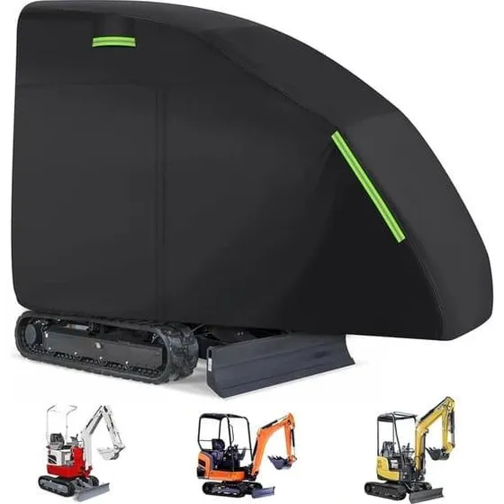 Vandtæt 210D Oxford minigraverafdækning til E20 (800-1600 kg)