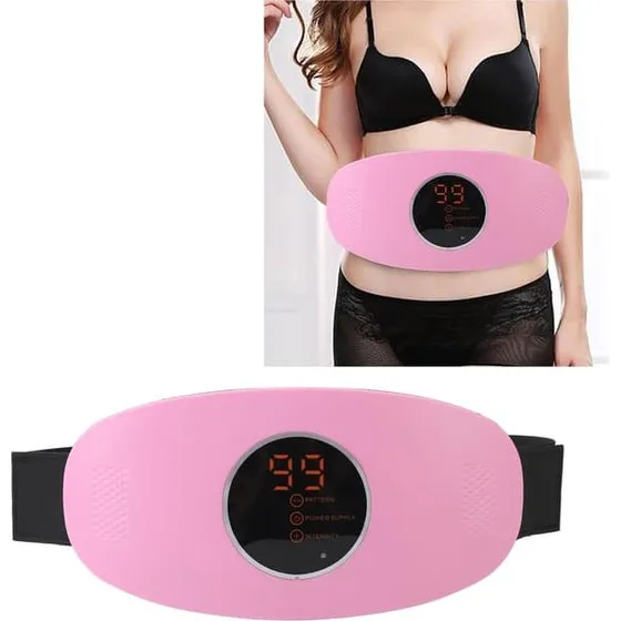 Mavemassager med LCD-touch, 24 cm, 6 justerbare indstillinger