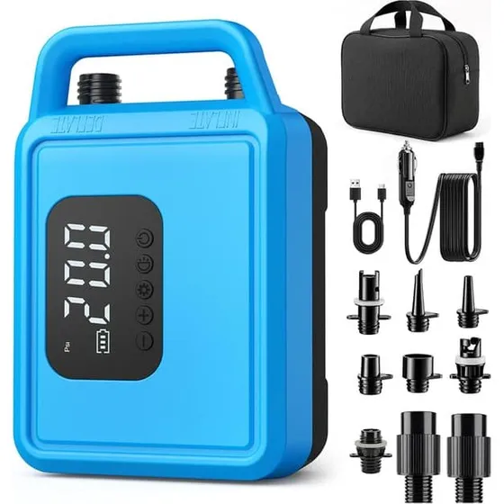 TURNRISE Elektrisk Luftpumpe - 15600 mAh til SUP og Kajak