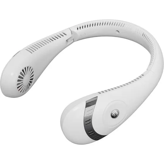 Generisk Bladløs Halsventilator - Hvid, Medium