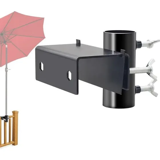 Universal Parasolholder til Altanrækværk i Metal