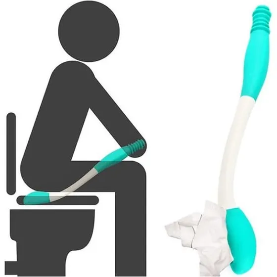 Toilet aftørringshjælp - 38 cm - Komfortabel hjælp til personlig pleje