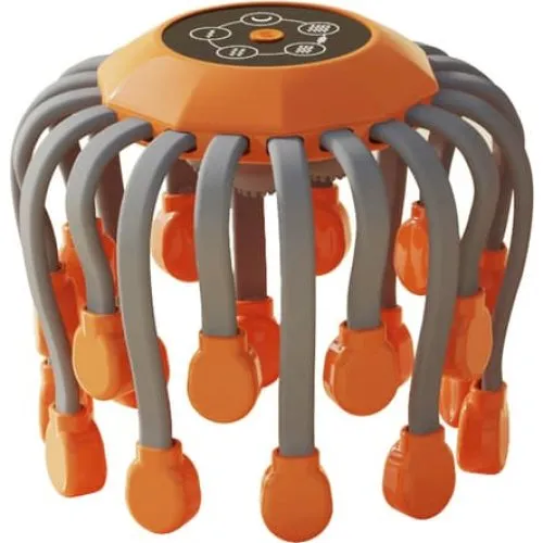 Elektrisk hovedmassager med musik og 20 vibrerende punkter