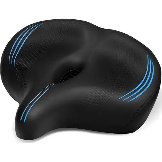 Ergonomisk Cykelsadel - Blød & Åndbar - 32x30x6 cm