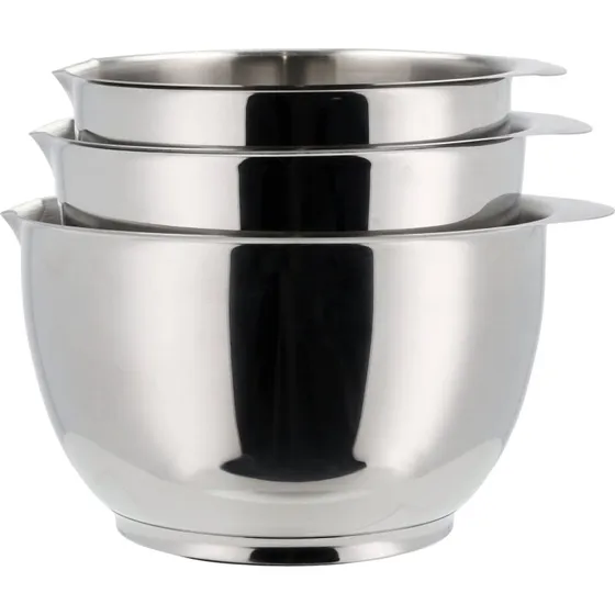 Rosti Margrethe røreskålesæt 3 dele, rustfrit stål