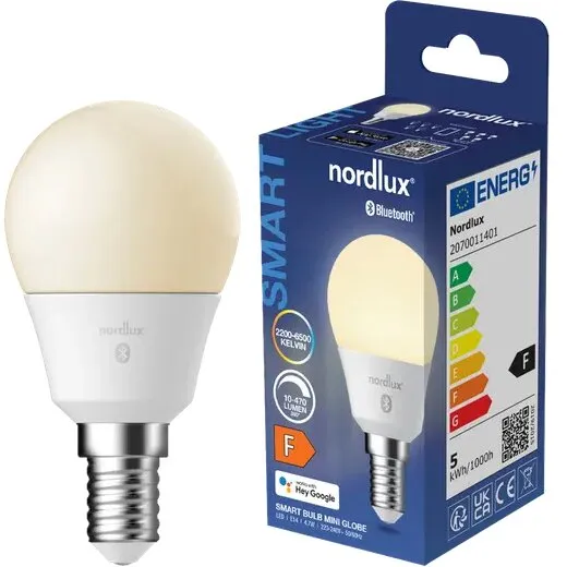 Nordlux Smart E14 kronepære 4,7W 2200–6500K