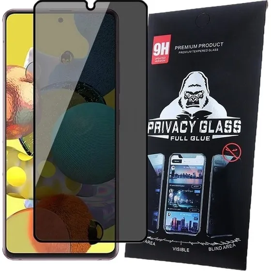 Samsung Galaxy A56 5G / A57 5G Privacy Hærdet Glas - Sort