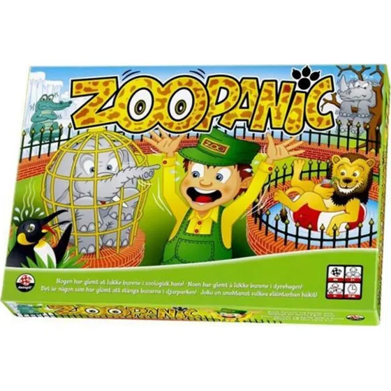 Danspil Zoo Panic - Sjovt brætspil for børn