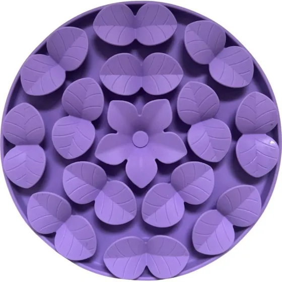 Confetti Dogs Slikkemåtte Blomst & Blade 20x20 cm