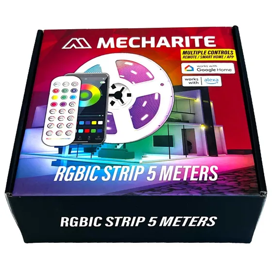 Mecharite RGBIC LED-strip 5 m (30 LED/m)