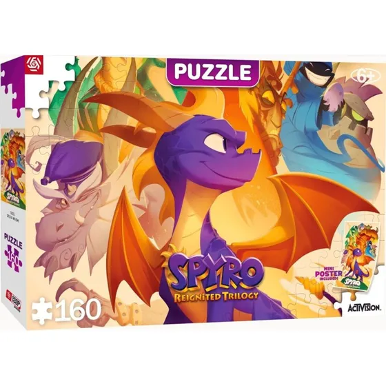Spyro Reignited Trilogy Puslespil – 160 brikker (Good Loot)