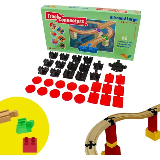 TOY2 Track Connector Allround Large – 33 dele