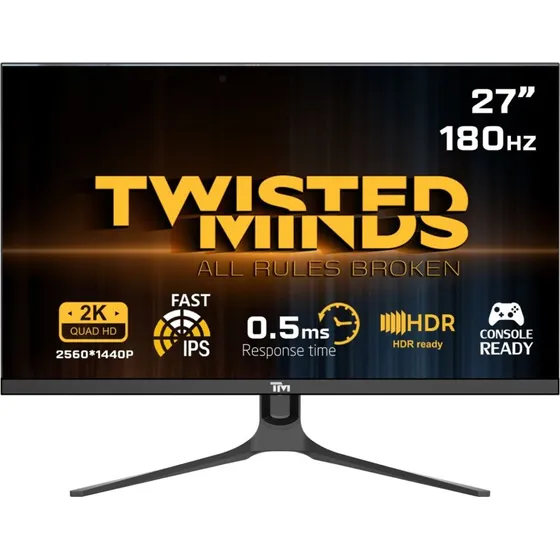 Twisted Minds Blaze Series 27" QHD 180Hz Gaming-skærm