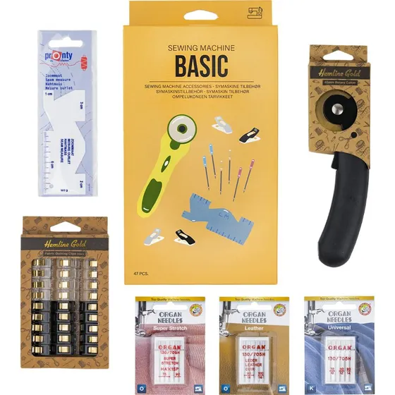Kreativ4/Brother Basal Tilbehørsæske 47 dele