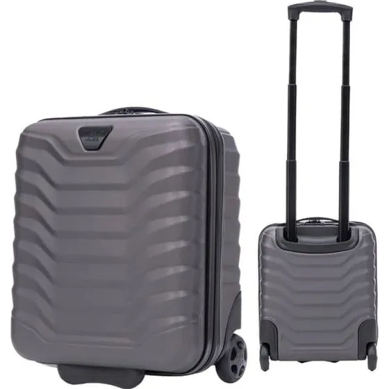 WINGS Hard Kabinekuffert 40x20x30cm Grå - WizzAir Godkendt
