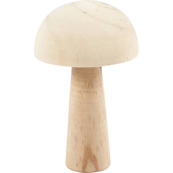 Træpaddehat 14 cm – lys dekorationssvamp