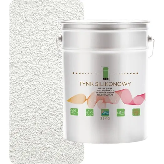 JEG SER Silikonefleece-plaster hvid 1,5 mm 25 kg