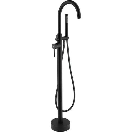 REA Lungo Badekarsarmatur - Sort - 26x15x110,5cm