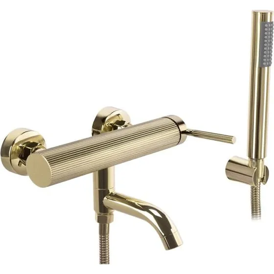 Js-B34803G Argon Guld Badekarsarmatur - 24,5x17x13cm