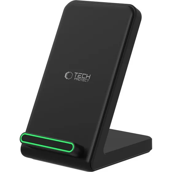 Tech-Protect QI15W-A40 Trådløs Oplader - 15W - Sort