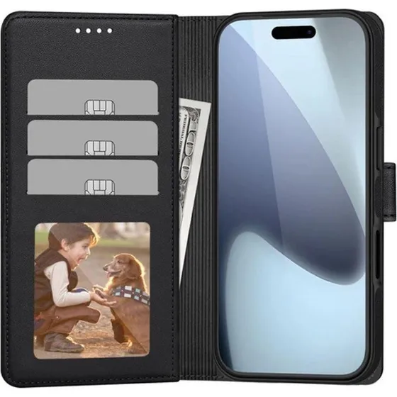 Tech-Protect Wallet MagSafe Case til iPhone 17 Pro Max - Matte Black