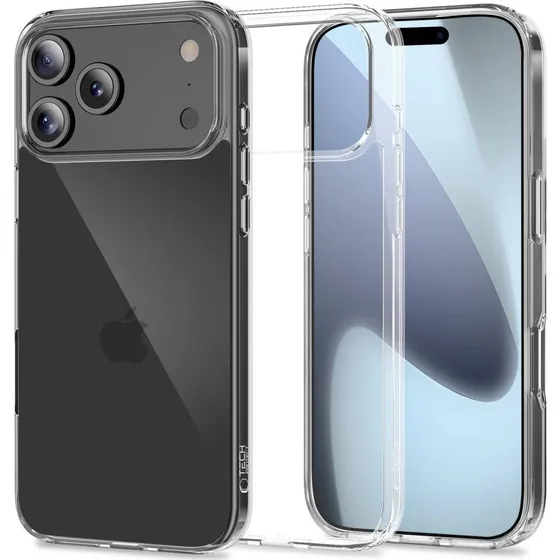 Tech-Protect FlexAir Hybrid Case til iPhone 17 Pro Max - Clear