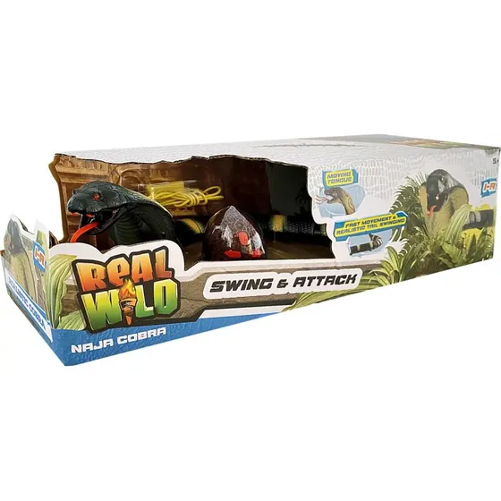Real Wild IR fjernstyret Kobraslange 39 cm