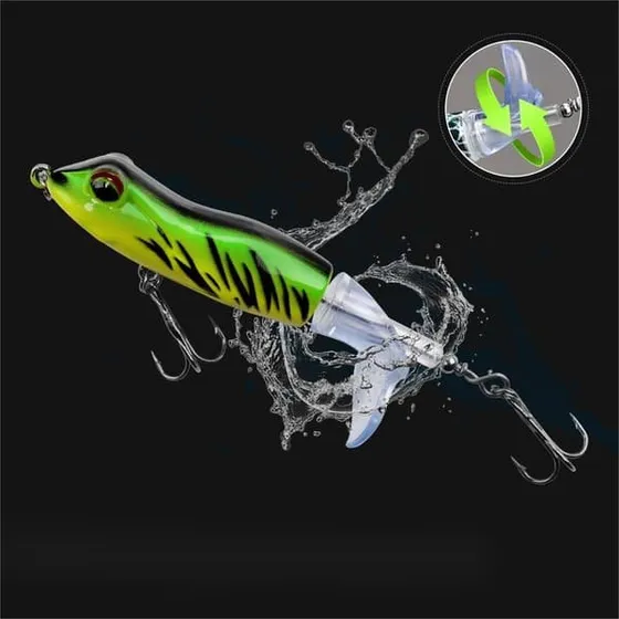 Wobbler Malleball Popper Flopper Whopper Frø - 9cm, 11g