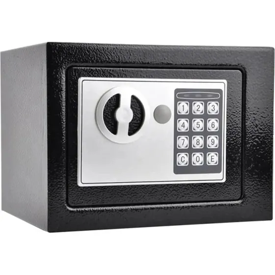 Extralink S-406 Elektronisk Pengeskab med Digital Kode - Sort