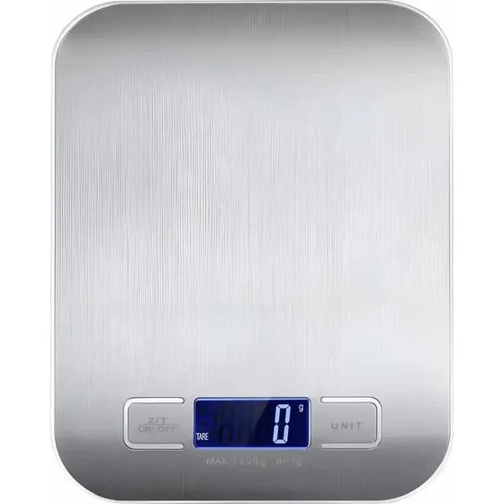 Extralink B-06 Elektronisk Køkkenvægt - Sølv - Max 5kg