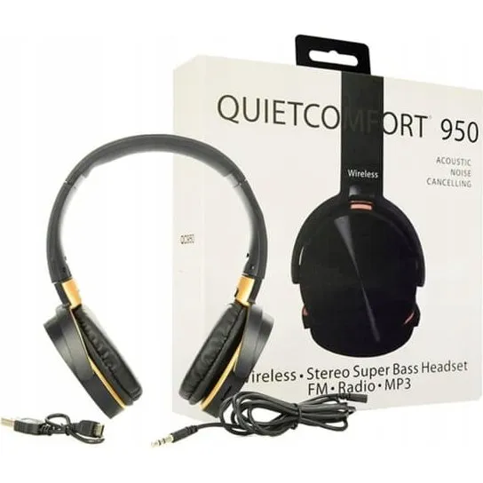 QC950 Trådløse Bluetooth On-Ear Høretelefoner med SD-kort