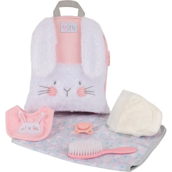 Tiny Treasures puslerygsæk til dukke - bærbar og praktisk