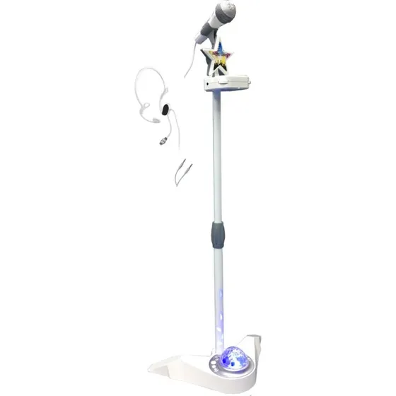 Duet Disco Karaoke Mikrofon med justerbart stativ