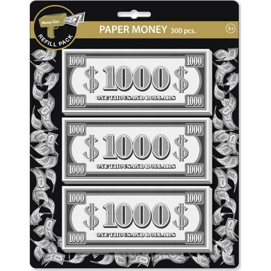 Pocket Money 300: Legetøjspengesedler til pengepistol