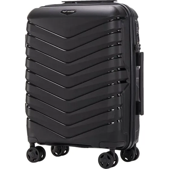 Wings PHOENIX Kabinekuffert 20" Polypropylen Sort med Kodelås