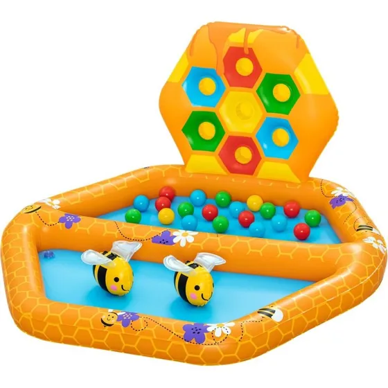 Bestway 2-i-1 Lil' Beehive Baby Pool & Boldbassin