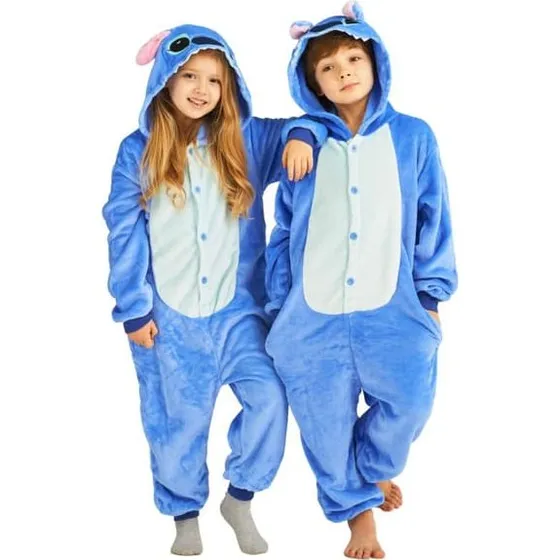 Lilo & Stitch Kigurumi Pyjamas Kostume 115-125cm
