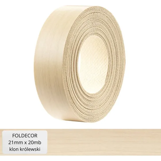 FOLDECOR Kantbånd Kongelig Løn Melamin 21 mm (20 m)