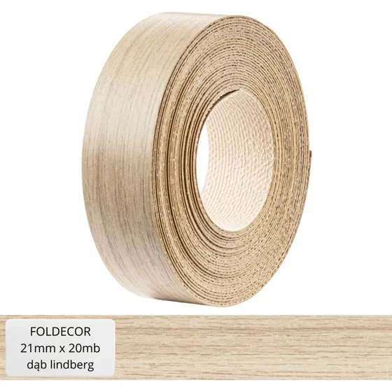 Foldecor Kantbånd Eg Lindberg Melamin 21 mm (20 m)
