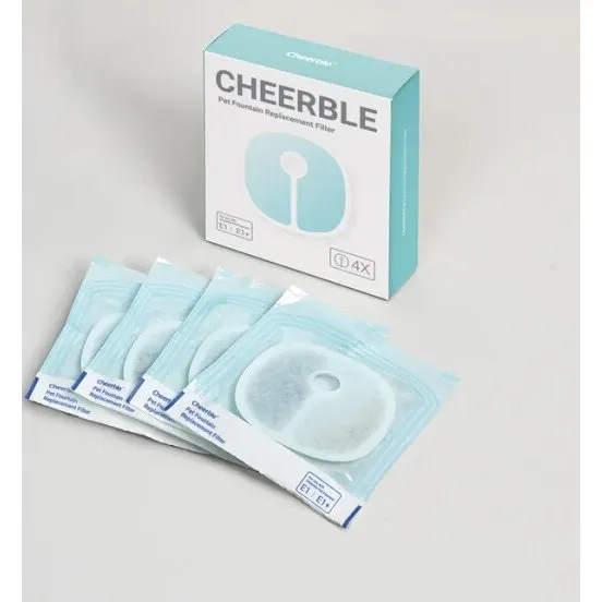 Cheerble udskiftningsfiltre 4-pak til E1/E1+