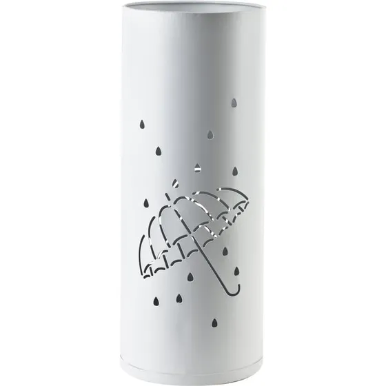 Cedric White Paraplystander - Hvid - 18x18x45,5 cm