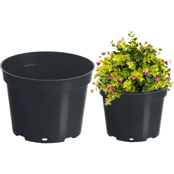 Produktionsgryde i plast, sort, 4 l, 21 cm